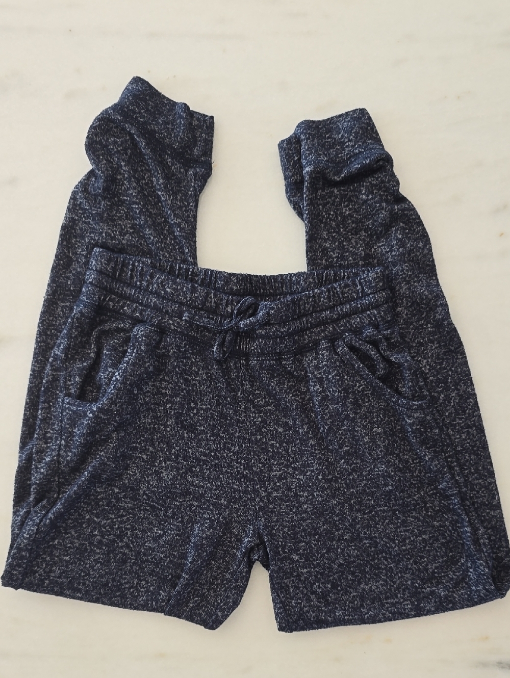 Rumi & Ryder Girls Heather Knit Lounge Pants Comfy Soft Stretchy 8-10 Blue